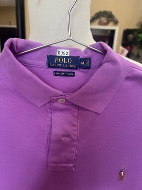 Polo by Ralph Lauren Men’s Lavender Purple Pima Polo